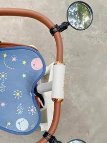 2pcs/1 Set Baby Stroller Rearview Mirror, Portable No-Installation Convex Mirror, Universal Anti-Lost Walking Aid