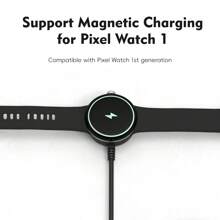 Galaxy Watch Whiress Charger Cable Compatible With Galaxy Watch 3/4/5/6/7 Ultra 4/6 Classic 5 Pro Active 1 2 Pixel Watch 1 USB-C/USB-C