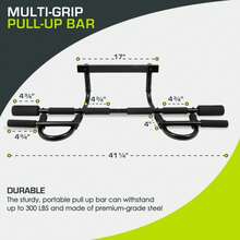 Wall-Mounted Pull-Up/Chin-Up Bar, Heavy Duty 300 Lb.Capacity - Pegangan Ganda - View 4