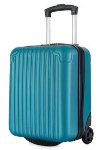 R.Leone Maleta Trolley Equipaje de Mano 40x30x20cm Wizzair Vueling 2 Ruedas ABS 288 - Verde Oscuro - Ver 13