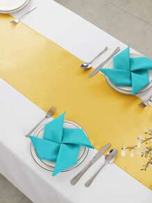 2/4/6/12/24pcs Satin Table Runner 11 X 108 Inch Gold Long Wedding Satin Silk Table Runner For Wedding Banquet Graduations Birthday Party Decoration