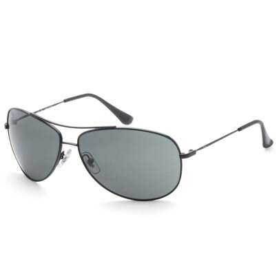 Men's 63 Mm Matte Black Sunglasses