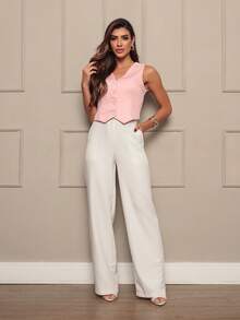 Women Tops - 淺粉色 - 查看 3