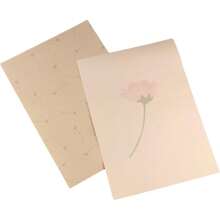Carta da lettere con buste, carta da lettere floreale, carta da lettere vintage floreale con stickers e nastri in chiffon, 4 fogli con 2 buste, per il ritorno a scuola