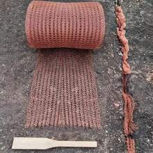 5 Inches X 32 Feet Copper Wool Used For Rodent Control, Copper Wire Mesh, Copper Net, Rodent Net, Copper Wire Mesh, Copper Mesh Used For Distillation And Plant Protection - Rust Brown - View 5