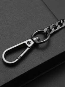 1 PIEZA Nuevo accesorio de moda para hombre: Cinturón, billetera, llavero multifunción, cadena para pantalones, cadena para el Body, cadena de metal simple y elegante de 41.5 cm, regalo de estilo Hip Hop