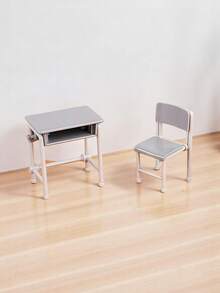 [Mini Desk & Backpack Set] Compact And Adorable, Recreating Classroom Scenes With Great Creativity! Exquisitely Realistic Design: Mini Desk + Backpack, Perfectly Reproducing The Atmosphere Of The Classroom, With Lifelike Details. Fun Interaction: Suitable As Dollhouse Accessories, Handicraft DIY, Or Photography Props, Adding Endless Enjoyment. - Multicolor - View 18