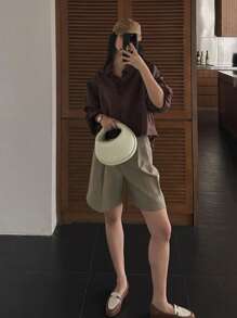 New Fashion, Simple, Versatile Crescent Bag, Shoulder Bag, Solid Color Elegant, French Crossbody Bag, Hand-Held Crescent Moon Bag, Light Luxury Niche Youth Commuting, Daily, Travel, Film And Shopping Green