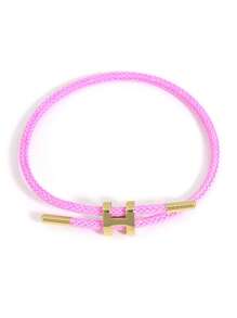 1 Stück Edelstahl herausziehbares Armband, einfach und modisch als täglicher Tragegeschenk, geeignet für Männer und Frauen