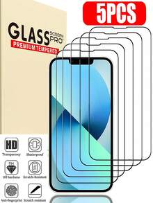 5Pcs HD Glass