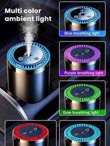 1件装50毫升车载空气清新剂，可有效去除室内异味和汗味，清新空气。适用于汽车配件、汽车香薰、车载香薰机和汽车必需品。它采用汽车启动传感器喷雾设计，内置星空天花板投影灯，并支持USB充电。