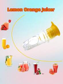 1PC Manual Lemon Squeezer - Handheld Citrus Press Juicer For Lemon, Lime, Orange - Easy Squeeze Kitchen Tool