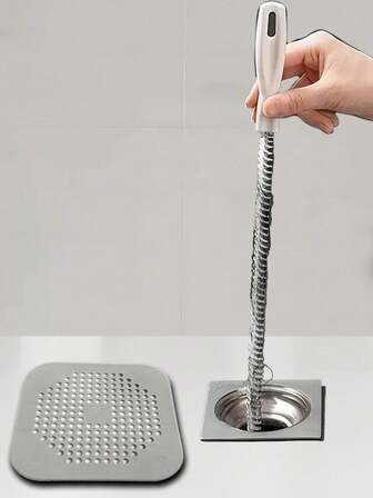 4 pezzi Cattura capelli in silicone per scarichi doccia, facile da pulire con ventose, perfetto per lavandini di bagno e cucina, decorazione per la casa, decorazione autunnale, ritorno a scuola