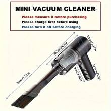 Portable Household And Car Vacuum Cleaner USB Rechargeable Car Dust Cleaner Handheld High-Power Household Wireless Vacuum Cleaner Suitable For Automotive Household Use - Nhiều màu - Xem 4