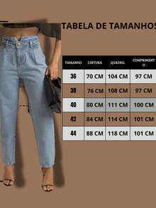 Women's High Waisted Marbled Mom Jeans - 淺灰色 - 查看 6