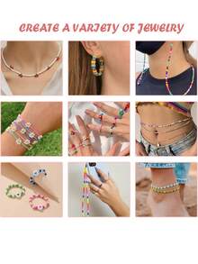 7442/7857pcs 3mm Multicolor Assorted Set, Glass Seed Beads Small Craft Beads For Jewelry Making DIY Bracelet Necklace Ring And Other Decors Handmade Craft Supplies - 3 mM GLASS BEADS SET - View 7