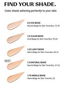 the SAEM Corrector de Perfección Tip 1.0 Beige Transparente, Corrector Líquido Multiusos, Maquillaje de Cobertura Total, Apto para Acné, Manchas Oscuras, Ojeras, Pigmentación y Imperfecciones, K-Beauty, Cosmética Coreana - 6.5g/0.23oz. - 1.0 Beige claro - Ver 8