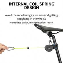 Universal Bicycle Towing Device, Beginner Bike Trailer Rope, Portable And Practical, Non-Electric