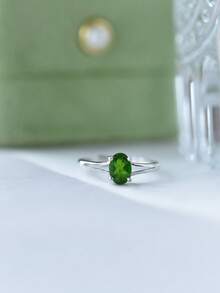 ITSMOS Natural Pink Topaz Rings Genuine Solid S925 Sterling Silver Bands Simple Diamond Dainty Fine Jewelry For Women Gift