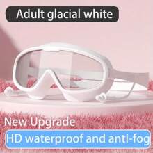 Professional Adult Large Swimming Goggles Waterproof With Earplugs Diving Anti-Fog HD Swimming Goggles For Men And Women