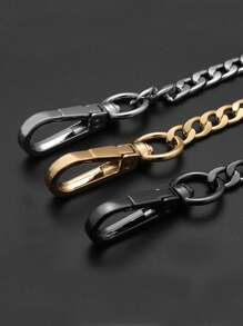 1 PIEZA Nuevo accesorio de moda para hombre: Cinturón, billetera, llavero multifunción, cadena para pantalones, cadena para el Body, cadena de metal simple y elegante de 41.5 cm, regalo de estilo Hip Hop