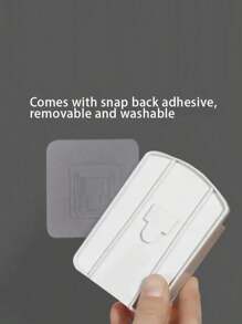 1 szt. Uchwyt na pilota, uchwyt ścienny na telefon i organizer, samoprzylepne pudełko do przechowywania do sypialni, plastikowy stojak ładujący i uchwyt na pilota, montowane na ścianie pudełko do przechowywania pilota do klimatyzatora, silikonowy ścienny uchwyt na pilota do przechowywania, organizer do przechowywania, bez wiercenia, bezwonny, wytrzymały stojak na pilota do telewizora i klimatyzacji