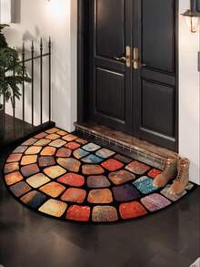 2026 Spring/Summer Bestseller, Outdoor Welcome Mat! Multi-Size Easy-Clean Carpet, Decorative Rug, Door Mat, Bedroom Carpet, Kitchen Carpet, Bathroom Carpet, Welcome Mat, Kitchen Rug, Outdoor Carpet, Hotel/Office Decor Carpet, Small Rug, Dirt-Resistant & Vacuum Cleanable - Multicolor - View 9