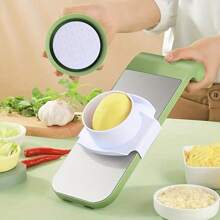 7pcs/1 Set Of Multipurpose Vegetable Chopper, Fruit Slicer, Manual Food Grater, Onion Grater, Shredded Potatoes, 1p Cutter With Container, Space-Saving Kitchen Gadget, Easy Meal Preparation, Dishwasher Safe, Kitchen Accessories,Travel Accessories, ,Kitchen Decor