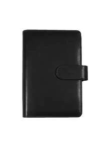 Loseblatt-PU-Notizbuch Reißverschlusstasche Bargeld Budget Aufbewahrungstasche