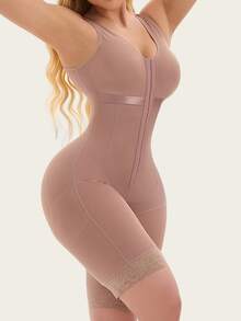 Fajas Colombianas Bodysuit Shaper Shapewear Women Tummy Control Compression Garment - Chocolate Brown - View 5
