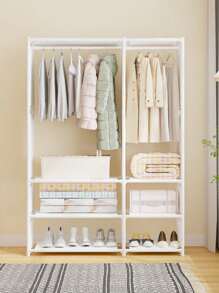 Portable Bookshelf With Fabric Cloth Cube Closet Storage Organizer Bookcase Living Room Study Room Bedroom Multifunctional Organizer