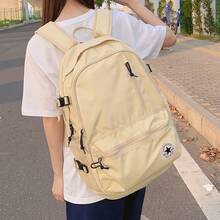 匡威男女通用背包，2026新款运动休闲户外旅行通勤基本款简约日用背包，学生书包 10021138-A11 - 黃色 - 查看 1