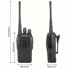 2pcs Baofeng BF888S Long Range Two Way Radio Walkie Talkie Set W Earpieces - 如圖 - 查看 5
