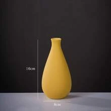 Creative Frosted Matte Unglazed Ceramic Vase European Style Simple Flower Arrangement Dried Flowers Living Room TV Cabinet Dining Table Home Decoration Ornaments Hydroponic Vase