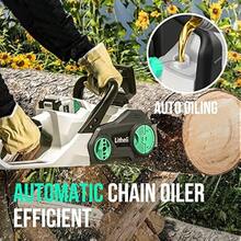 Litheli Sierra De Cadena Inalambrica De 12 Pulgadas 40 V 2.0 Ah Motosierra Electrica Para Arboles Poda Corte De Ramas Patio Bateria De Jardin Y Cargador Incluidos - as pic - View 6