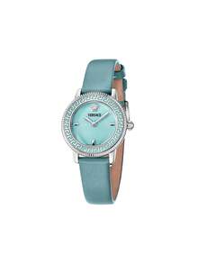 Versace V-Icon Quartz Green Dial Ladies Watch VEUCA0424 - Blue - View 2