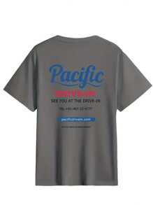 Made In Japan, Spring/Summer Cotton, Round Neck, Loose Fit, Versatile, Simple, English Print Short-Sleeve T-Shirt