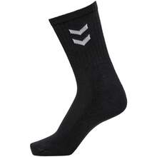Hummel Crew Socks Basic 3-Pack Black - Black - View 2