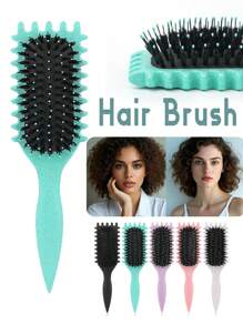 Set de cepillos definidores de rizo, cepillo de cabello con ranuras para desenredar, dar forma y definir rizos para mujeres, peine, herramientas para el cabello, productos y accesorios para el cabello, esenciales de viaje para peluquería y salón de belleza