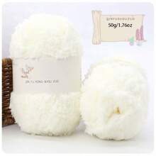 3 Stücke/Pack 50g/1,76oz Korallenfleece Garn Bälle für selbstgemachtes Stricken von Schals, Taschenmaterialien