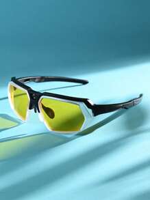 1 set de gafas deportivas de moda para niños, adecuadas para niños y niñas, decoración diaria, vacaciones, viajes, fiestas, decoración fotográfica