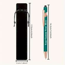 (Customized) 50 Customized Luxury Soft-Touch Fountain Pens, Including 50 Black Pen Cases, Rubber Ballpoint Pens, Personalized Writing Instruments, Suitable For Engraving Names And Company Websites, Customized Luxury Fountain Pens, Personalized Writing Instruments, Suitable For Men, Anniversaries, Christmas, School Supplies, Birthday Gifts,,Back To School,School Supplies,Shop Back To School . - Multicolor - View 9