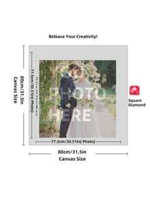 5D Custom Diamond Art Painting, DIY Personalized Photo Your Own Picture, Painting By Pictures Kits, Paint Numbers For Adults Kits Full Drill Adults, Customized Private Picture - Multicolor - View 40