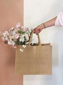 Customized Flower Pattern Text Hand-Held Canvas Bag Tote Bag, 3D Men's And Women's Large Capacity Shopping Bag Tote Bag, Canvas Bag Hand-Held Sail Bag Ins Premium Bag, Large Capacity 3D Canvas Bag Tote Bag, Storage Bag For Commuting, Traveling, Student Classes And Other Items, Can Be Used As New Year's, Monday, Christmas Gifts For Friends And Family Bags Ladies,School Supplies,Back To School,For Office,For School,For Classroom,For Teacher Gifts,For University,For Colleague,For Dorm Rooms,For Teacher,For Boys And Girls,For Teenagers,Junior High School Students,Middle School Students,High School Senior High School Students,College Students,University Students,Freshman,Sophomore,Underclassmen