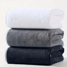1/3pcs Ultra-Soft Microfiber Bath Towels, 300 GSM High Absorbency Quick Dry Bath Sheets 27.56 X 55.12 Inches, Multi-Purpose Towel For Spa, Yoga, Gym, Bathroom Back To School For Beauty Salon Home Bathroom