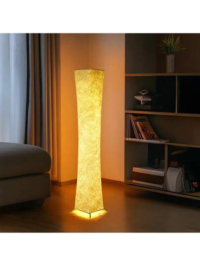 Zachte Verlichting Vloer Lamp, Minimalist Moderne Ultra Thin Warm 3000K LED Tyvek Fabric Sunshade Bureau Living Room, Bedroom, Gaming Room view 8