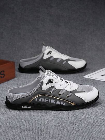 男士时尚街头透气网眼凉鞋