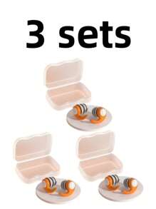 5 Pairs Of Upgraded New Silicone Noise-Canceling Swimming Earplugs, Waterproof And Soundproof Swimming Earplugs, And Sleep Noise-Canceling Earplugs, Better Protect The Health Of Your Ears. They Are Convenient And Easy To Use, Simple To Carry, And A Must-Have In Summer And For Swimming.