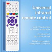 RC-G007 Infrared Universal Remote Control Is Suitable For Multiple TV Models Of 19 Brands Such As L&G,SAM&SUNG, SO/NY, JV/C