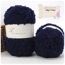 3 Stücke/Pack 50g/1,76oz Korallenfleece Garn Bälle für selbstgemachtes Stricken von Schals, Taschenmaterialien